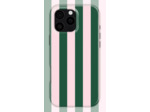 Pinky Green Stripes Case | Coque de téléphone 3D 2en1 Ultra-résistante