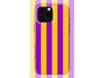 Purple Pie Stripes Case | Coque de téléphone 3D 2en1 Ultra-résistante