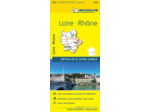 CARTE DEPARTEMENTALE LOIRE, RHONE