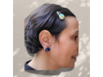 Barrette bouton "Pula"