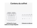 APPLE AirPods Pro 3 USB-C Boîtier compatible MagSafe - Neuf