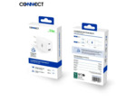 CONNECT - Chargeur Secteur Multi GaN Charge Rapide 33W (USB + USB-C) Blanc