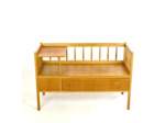 Banc en chêne années 60