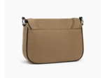 Ella - Grand sac bandoulière en cuir lisse et nubuck