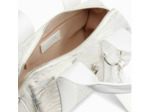 Mini sac bowling beige et zébré argent - Shelly - Vanes