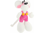 Diddl Peluche en Salopette Rose 30cm