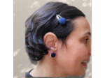 Barrette bouton "Pula"