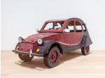 2 CV en Bois - Rouge et Noire