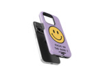 Smiley Violet | Coque de téléphone 3D 2en1 Ultra-résistante