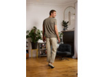 T shirt en lin homme - kaki