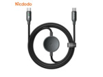 MCDODO Câble de charge montre connectée USB-C vers USB-C 60W + Pad de charge à induction Samsung Watch (1.5m)