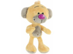 Diddl Peluche Pimboli jaune 20cm - Doudou Ours Vintage