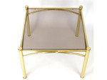 Table d'appoint verre fumé