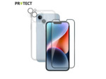 PROTECT Pack de Protection Coque + Protection Lentille + Verre Trempé iPhone (Tous les modèles)