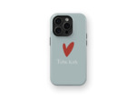 Signature Love - Blue | Coque de téléphone 3D 2en1 Ultra-résistante
