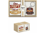 STC coffret mug et porte clés "Papy"