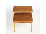 Table de nuit en teck années 60