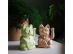 DONKEY Lucky Cat Ocre – Porte-Bonheur Japonais Beige