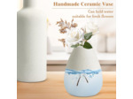 Omtofo Vase Blanc Set - Lot De 4 Vases Fleur Ceramique