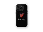 Signature Love - Black | Coque de téléphone 3D 2en1 Ultra-résistante