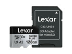 LEXAR Carte microSDXC Silver Plus (64/128 Go)