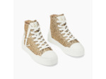 Baskets montantes glitter doré - Alix - Vanessa Wu