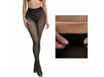 Legging Femme Doublé Polaire – Pascal MORABITO – Effet Transparent – Noir