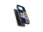 Memory Collage - Dark Blue | Coque de téléphone 3D 2en1 Ultra-résistante