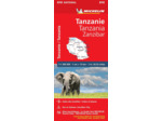 CARTE NATIONALE TANZANIE/TANZANIA-ZANZIBAR