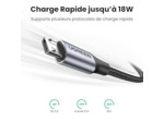 Câble charge rapide USB vers Micro USB - 1m