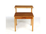 Table de nuit en teck années 60