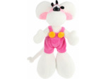 Diddl Peluche en Salopette Rose 30cm