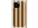 Caramel Stripes Case | Coque de téléphone 3D 2en1 Ultra-résistante