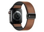 APPLE Watch Bracelet Moderne en similicuir avec fermoir magnétique