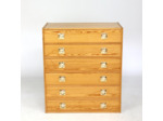 Commode six tiroirs années 70