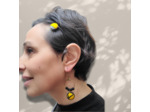 Barrette bouton "Pula"