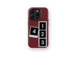 Memory Collage - Dark Red | Coque de téléphone 3D 2en1 Ultra-résistante