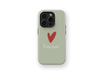 Signature Love - Green | Coque de téléphone 3D 2en1 Ultra-résistante