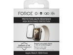 FORCE Coque pour Apple Watch transparente avec contours noirs (Tous les modèles)