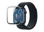 FORCE Coque pour Apple Watch transparente avec contours noirs (Tous les modèles)