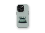 Bland Turquoise Porsche | Coque de téléphone 3D 2en1 Ultra-résistante
