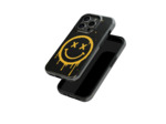 Smiley Noir | Coque de téléphone 3D 2en1 Ultra-résistante