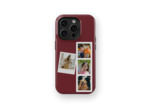 Memory Collage - Dark Red | Coque de téléphone 3D 2en1 Ultra-résistante
