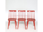 Trois " Pinnstol" rouges