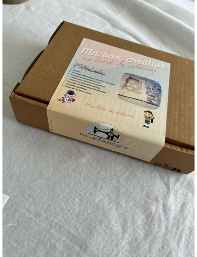 Kit couture livret de coloriage Ma box créative