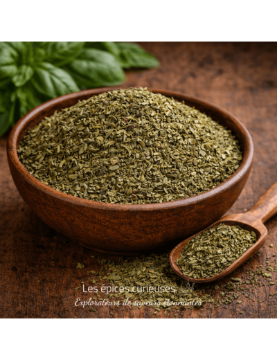 Basilic séché