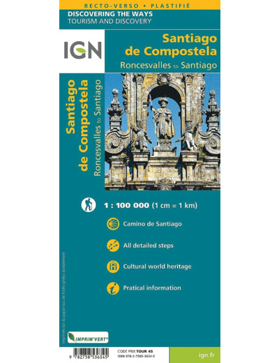 GR65-3 ST JACQUES DE COMPOSTELLE DE RONCEVAUX A COMPOSTELLE