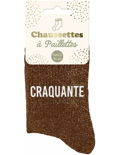 STC Chaussettes paillettes craquante