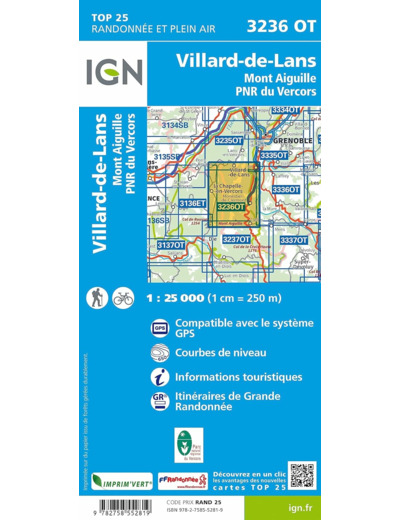 3236OT VILLARD DE LANS MONT AIGUILLE - PNR DU VERCORS