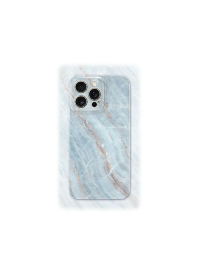 Coque de protection pour smartphone Bleu électrique - Collection Pierre raffinée